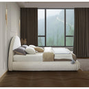 Color_Cream  Size_Full  -- Rudy Cream Teddy Fabric Upholstered Full Bed IMAGE 6
