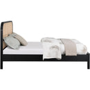 Meridian Siena Black Ash Wood Full Bed (3 Boxes) IMAGE 4