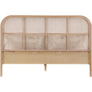  Color_Natural  Size_King  -- Siena Natural Ash Wood And Natural Cane King Bed IMAGE 5