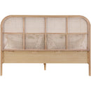 Meridian Siena Natural Ash Wood Queen Bed (3 Boxes) IMAGE 5
