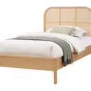  Color_Natural  Size_Twin  -- Siena Natural Ash Wood And Natural Cane Twin Bed IMAGE 6