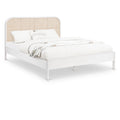  Color_White  Size_Full  -- Siena White Ash Wood And Natural Cane Full Bed IMAGE 1