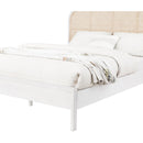  Color_White  Size_Full  -- Siena White Ash Wood And Natural Cane Full Bed IMAGE 6