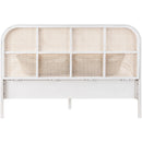 Meridian Siena White Ash Wood King Bed (3 Boxes) IMAGE 5