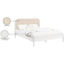  Color_White  Size_King  -- Siena White Ash Wood And Natural Cane King Bed IMAGE 9