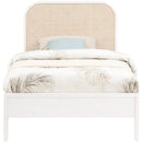 Meridian Siena White Ash Wood Twin Bed (3 Boxes) IMAGE 3