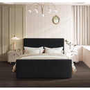 Meridian Sloan Black Velvet King Bed (3 Boxes) IMAGE 4