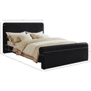  Color_Black  Size_Queen  -- Sloan Black Velvet Upholstered Queen Bed IMAGE 7