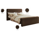  Color_Brown  Size_Full  -- Sloan Brown Velvet Upholstered Full Bed IMAGE 8