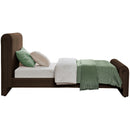  Color_Brown  Size_Twin  -- Sloan Brown Velvet Upholstered Twin Bed IMAGE 5