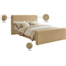  Color_Camel  Size_Full  -- Sloan Camel Velvet Upholstered Full Bed IMAGE 8