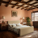  Color_Camel  Size_King  -- Sloan Camel Velvet Upholstered King Bed IMAGE 2