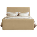 Meridian Sloan Camel Velvet King Bed (3 Boxes) IMAGE 3