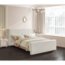  Color_Cream  Size_Full  -- Sloan Cream Velvet Upholstered Full Bed IMAGE 2