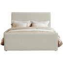  Color_Cream  Size_Full  -- Sloan Cream Velvet Upholstered Full Bed IMAGE 3