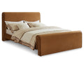  Color_Saddle  Size_Full  -- Sloan Saddle Velvet Upholstered Full Bed IMAGE 1
