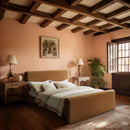  Color_Saddle  Size_Full  -- Sloan Saddle Velvet Upholstered Full Bed IMAGE 2