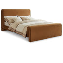  Color_Saddle  Size_King  -- Sloan Saddle Velvet Upholstered King Bed IMAGE 1