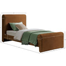  Color_Saddle  Size_Twin  -- Sloan Saddle Velvet Upholstered Twin Bed IMAGE 7