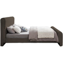  Color_Brown  Size_Full  -- Stylus Brown Boucle Fabric Upholstered Full Bed IMAGE 5