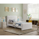  Color_Cream  Size_Twin  -- Stylus Cream Boucle Fabric Upholstered Twin Bed IMAGE 2