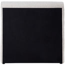 Meridian Stylus Cream Boucle Fabric Twin Bed (3 Boxes) IMAGE 6
