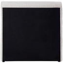  Color_Cream  Size_Twin  -- Stylus Cream Boucle Fabric Upholstered Twin Bed IMAGE 6