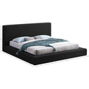  Color_Black Size_Full -- Terra Black Boucle Fabric Upholstered Full Bed IMAGE 8