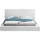  Color_White  Size_Full  -- Terra White Boucle Fabric Upholstered Full Bed IMAGE 3