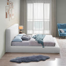  Color_White  Size_Queen  -- Terra White Boucle Fabric Upholstered Queen Bed IMAGE 5