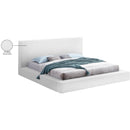  Color_White  Size_Queen  -- Terra White Boucle Fabric Upholstered Queen Bed IMAGE 9