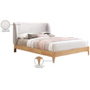  Color_Grey/ Natural  Size_Full  -- Ventura Grey Fabric Upholstered Full Bed IMAGE 6