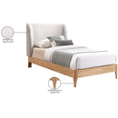 Meridian Ventura Grey Polyester Fabric Twin Bed IMAGE 7