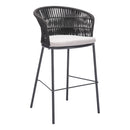  Zuo Freycinet 703989 Barstool - Black IMAGE 1