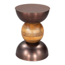  Zuo Tripoli 109777 Side Table - Bronze IMAGE 1