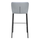  Zuo Linz 109783 Barstool - Grey IMAGE 4
