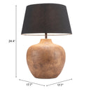  Zuo Basil 56150 Table Lamp - Black IMAGE 5