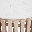  Zuo Cyprus 109914 Coffee Table - White & Natural IMAGE 3