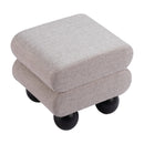  Zuo Davao 109981 Ottoman - Grey IMAGE 5