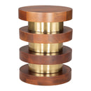  Zuo Marigot 109774 Side Table - Brown IMAGE 1
