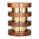  Zuo Marigot 109774 Side Table - Brown IMAGE 2