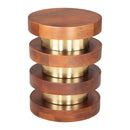  Zuo Marigot 109774 Side Table - Brown IMAGE 3