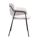  Zuo Marcel 109663 Dining Chair - Cream IMAGE 2