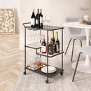  Zuo Constanza 109845 Bar Cart - Black IMAGE 10