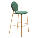  Zuo Odessa 109806 Barstool - Green & Gold IMAGE 6