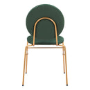  Zuo Odessa 109804 Dining Chair - Green & Gold IMAGE 4