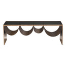  Zuo Reed 109842 Coffee Table - Brass & Black IMAGE 3