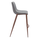  Zuo Magnus 109938 Barstool - Slate Grey & Walnut IMAGE 2
