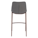  Zuo Magnus 109938 Barstool - Slate Grey & Walnut IMAGE 4