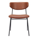  Zuo Charon 110258 Dining Chair - Vintage Brown IMAGE 3